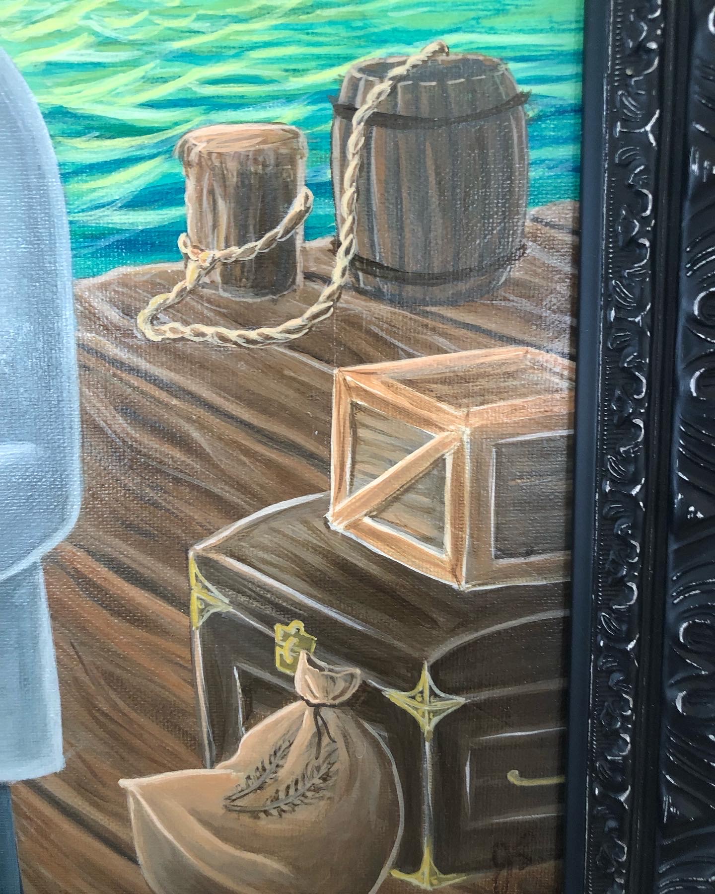 Dream of the Shoreman's Daughter (dock detail)